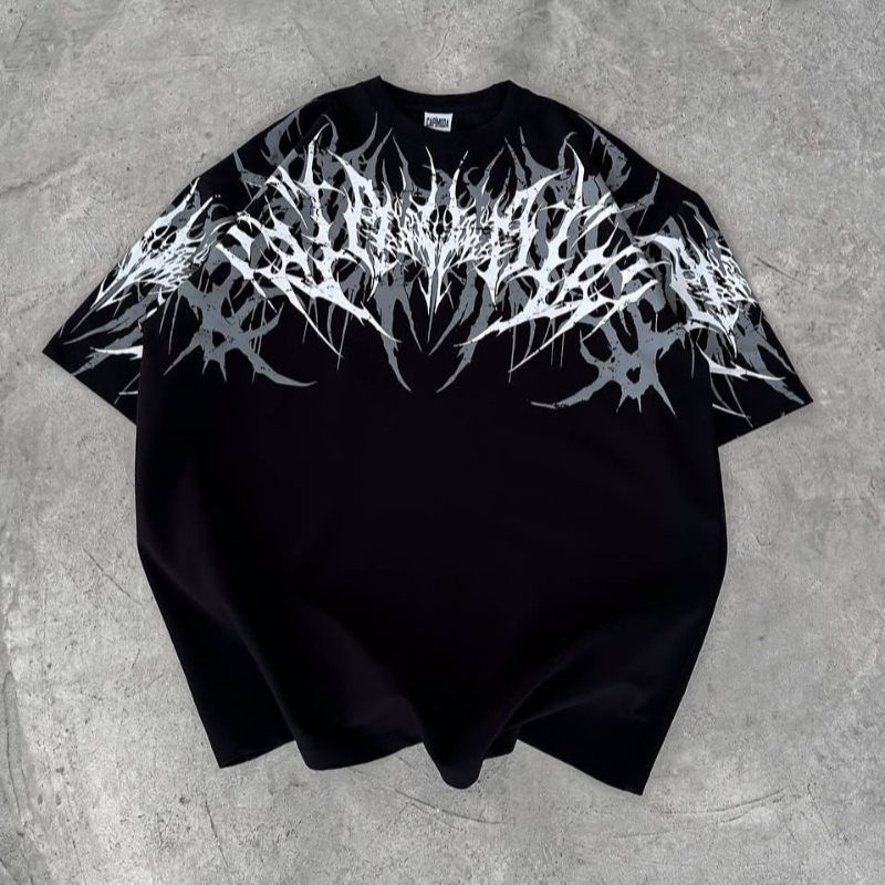 Y2Kゴスストリートウェアブランド、ユニセックスオーバーサイ - Streetwear Brand Fonts のレビューと価格