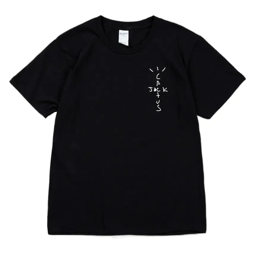 男性と女性のためのサボテンジャックコットンTシャツ,半袖トッ - Cactus Jack Tee のレビューと価格