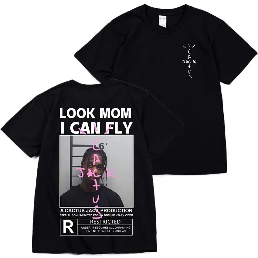 男性と女性のためのサボテンジャックコットンTシャツ,半袖トッ - Cactus Jack Tee のレビューと価格