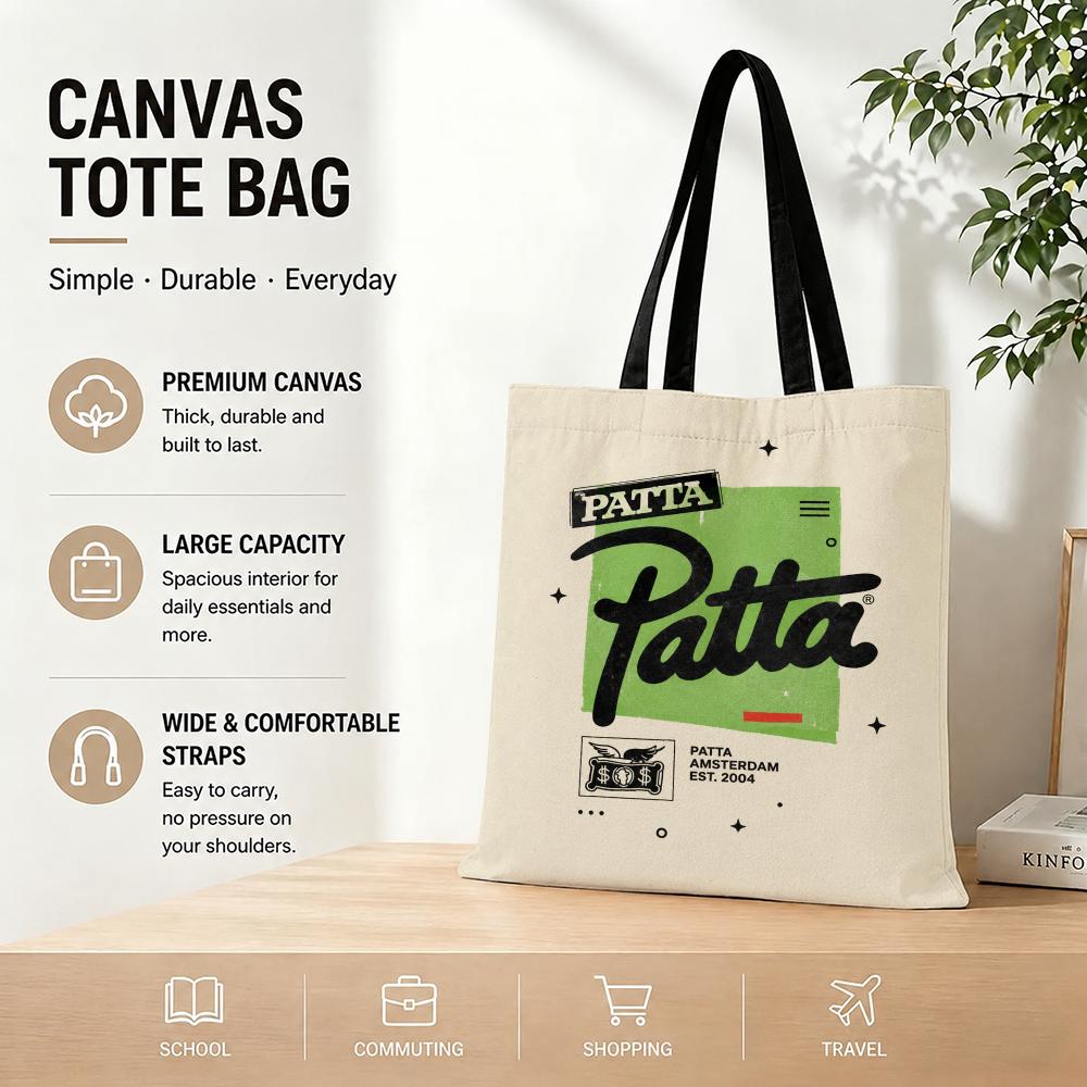 ストリートウェアブランドPattaの収納バッグ、キャンバスバ - Streetwear Brand Bag のレビューと価格