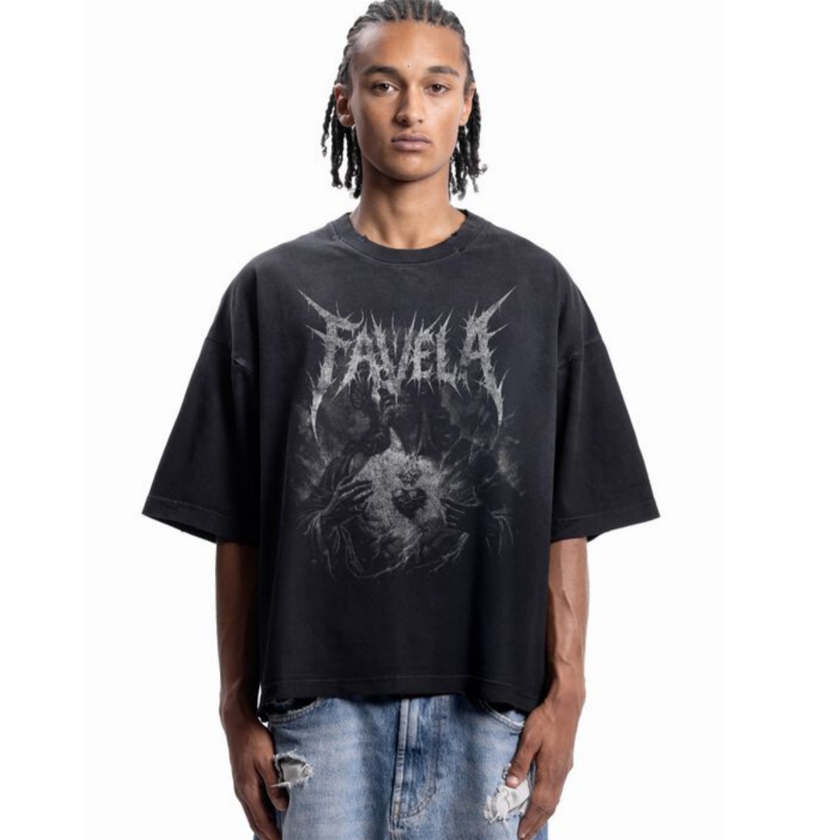 聖心メタルフォントストリートトレンディブランド Tシャツコッ - Streetwear Brand Fonts のレビューと価格