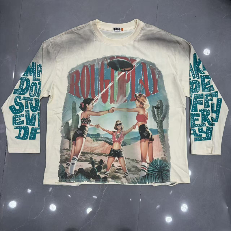 高品質な新品ラフプレイ長袖メンズ・レディースストリートウェア - Streetwear Brand New のレビューと価格