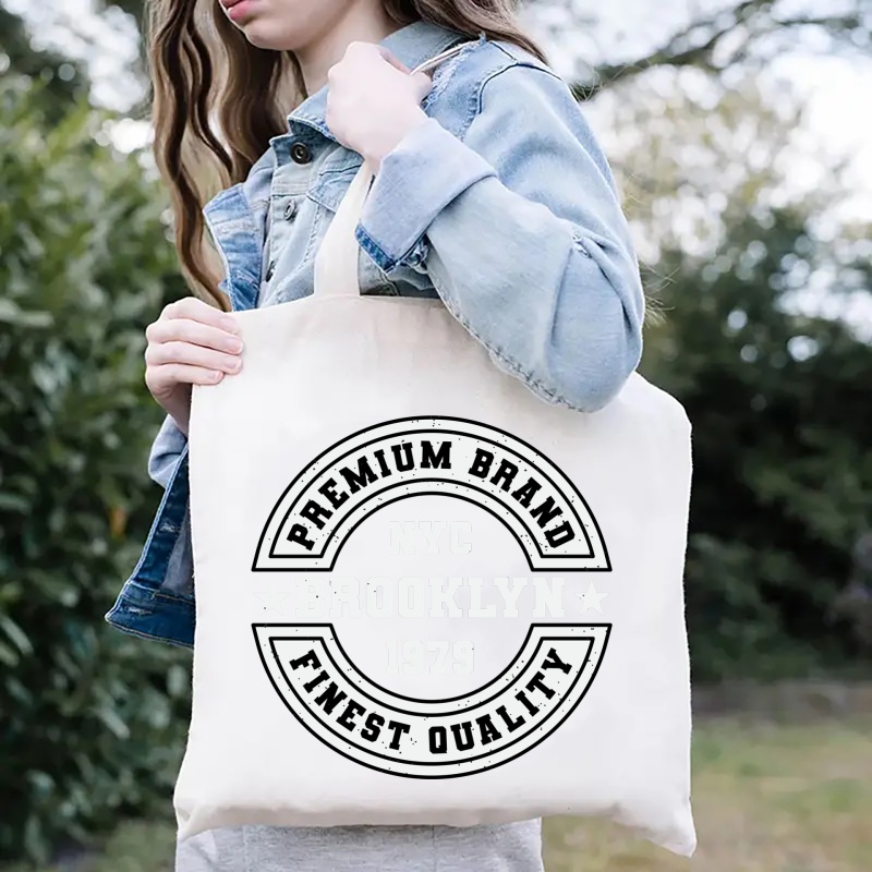 ヴィンテージプレミアムブランドバッジ 熱転写 ホワイトインク - Streetwear Brand Bag のレビューと価格