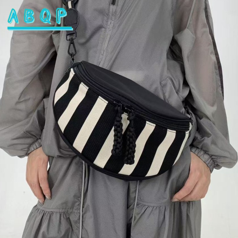 新しい女性のクロスボディバッグ高級ブランドストライプファッシ - Streetwear Brand Bag のレビューと価格